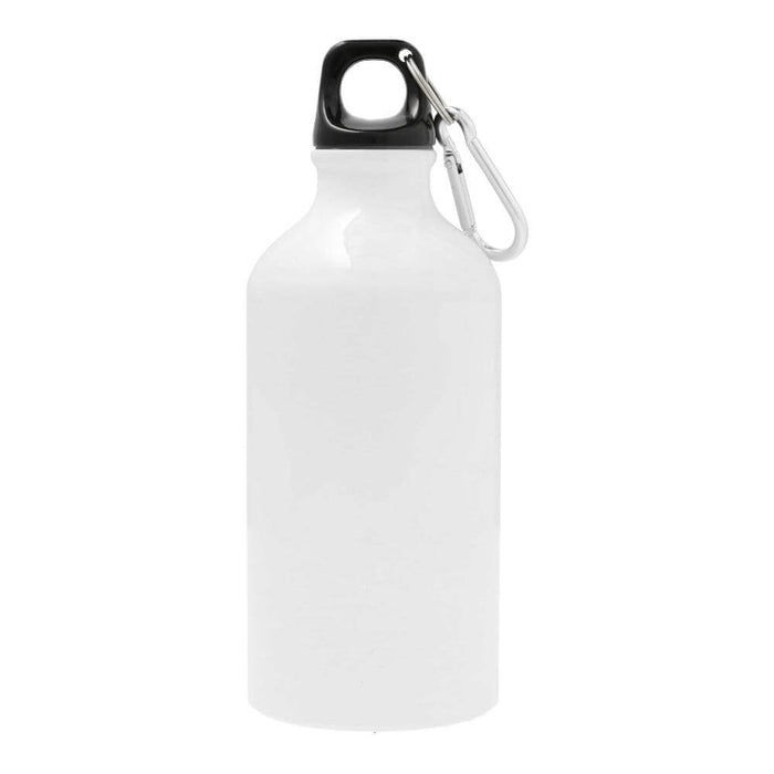 Aluminium Sublimation Bottle 500 ml - White, 2 Tops