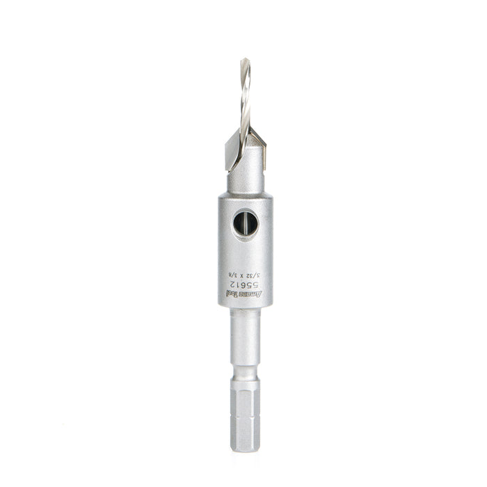55612 - 82 Deg Countersink for Festool® CENTROTEC® System #6 Screw 3/8 Dia x 3/32 Drill Dia