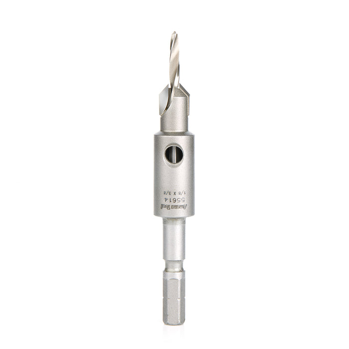 55614 - 82 Deg Countersink for Festool® CENTROTEC® System #10 Screw 3/8 Dia x 1/8 Drill Dia