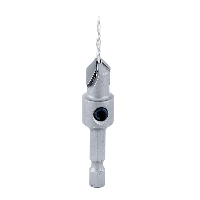 55620 - 82 Deg Countersink Taper #4 Screw 3/8 Dia x 5/64 Drill Dia x 1/4 Hex Shank