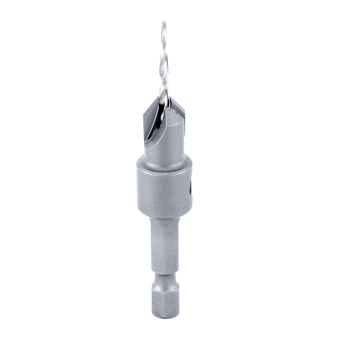 55622 - 82 Deg Countersink Taper #6 Screw 3/8 Dia x 3/32 Drill Dia x 1/4 Hex Shank