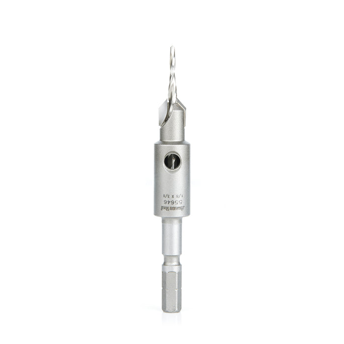 55646 - 82 Deg Countersink Taper for Festool® CENTROTEC® System #10 Screw 3/8 Dia x 1/8 Drill Dia