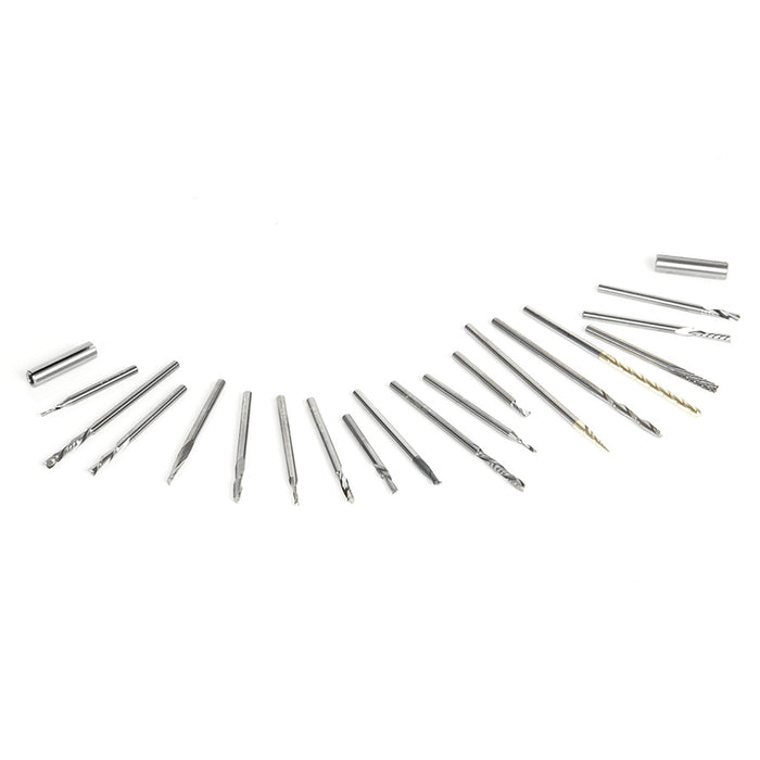 AMS-173 18-Pc Specialty Multi-Material Collection, 1/8 Inch Shank
