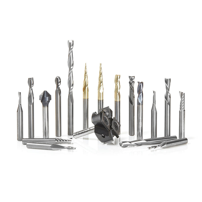 AMS-176 18-Pc Specialty Multi-Material Collection, 1/4 Inch Shank
