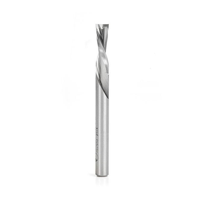 HSS1653 - Double Flute Spiral 1/4 Dia x 3/4 x 1/4 Inch Shank Down-Cut
