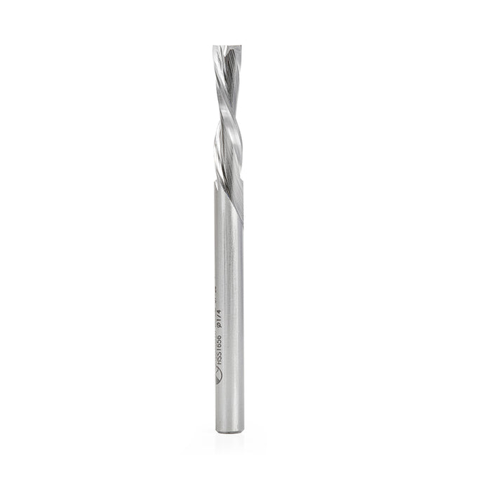 HSS1656 - Double Flute Spiral 1/4 Dia x 1 x 1/4 Inch Shank Down-Cut