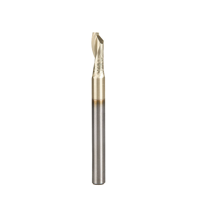 #option_HSS1622-Z - Single Flute Spiral 1/4 Dia x 5/8 x 1/4 Inch Shank Up-Cut ZrN Coated
