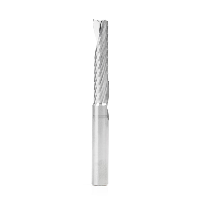 57326 Metric Single Flute, 8mm Dia x 38mm x 8mm Shank x 76mm Long Up-Cut