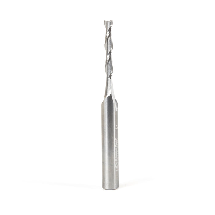 46125 - 1/8 Dia x 13/16 x 1/4 Shank x 2-1/2 Inch Long Up-Cut Router Bit