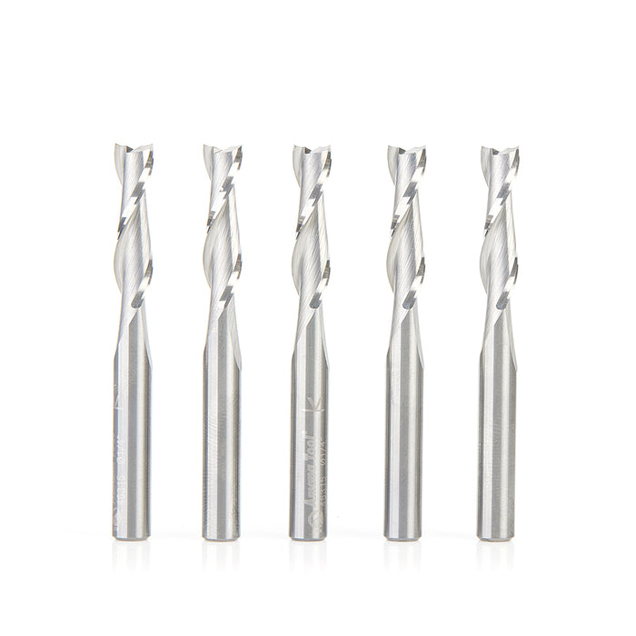 46315-5 5 Pack - 1/4 Dia x 1 Inch x 1/4 Shank Up-Cut