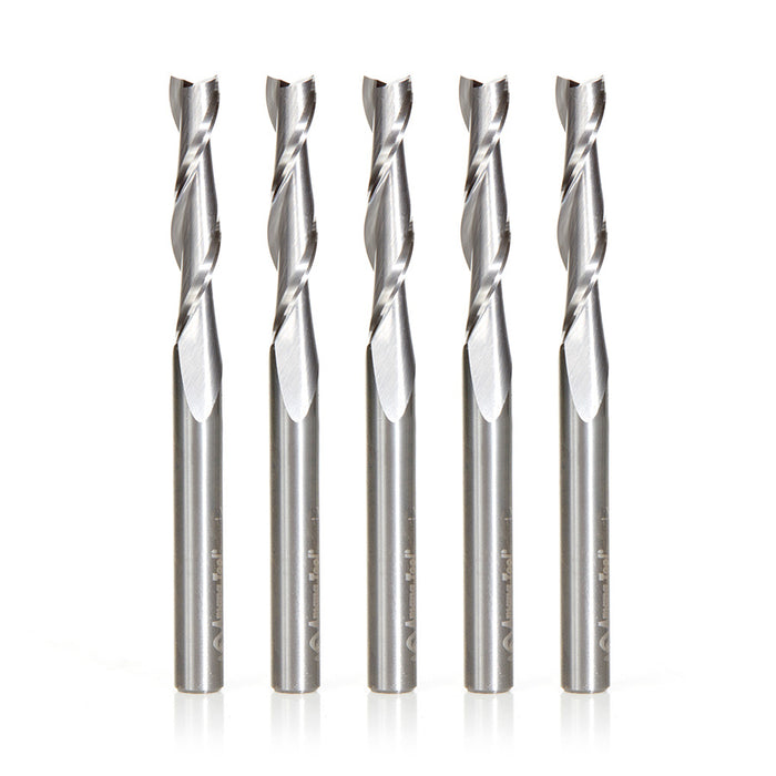 46321-5 5-Pack - 1/4 Dia x 1-1/4 x 1/4 Inch Shank Up-Cut Router Bits