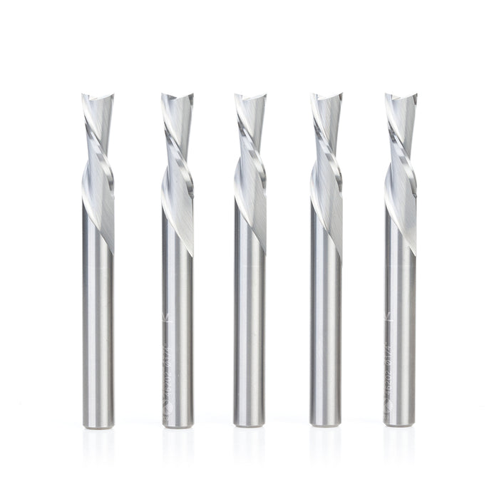46202-5 5-Pack - 1/4 Dia x 3/4 x 1/4 Inch Shank Down-Cut
