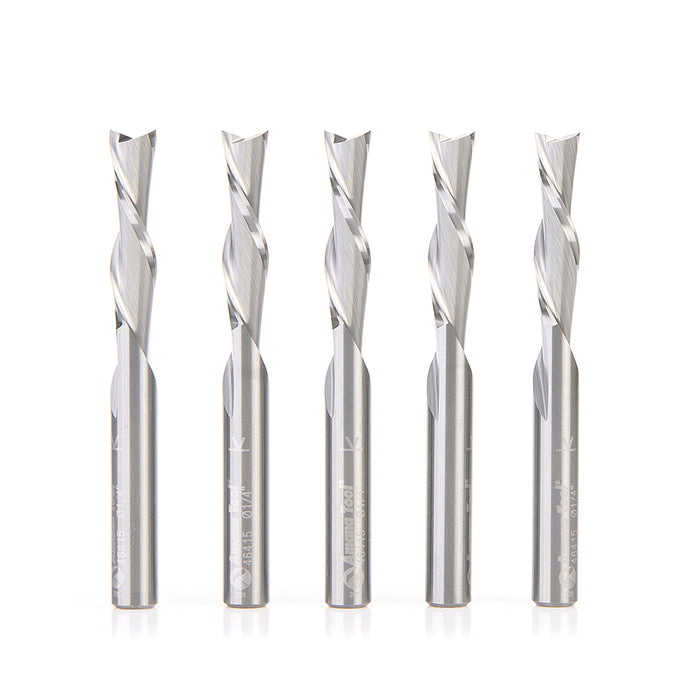 46415-5 5 Pack - 1/4 Dia x 1 Inch x 1/4 Shank Down-Cut