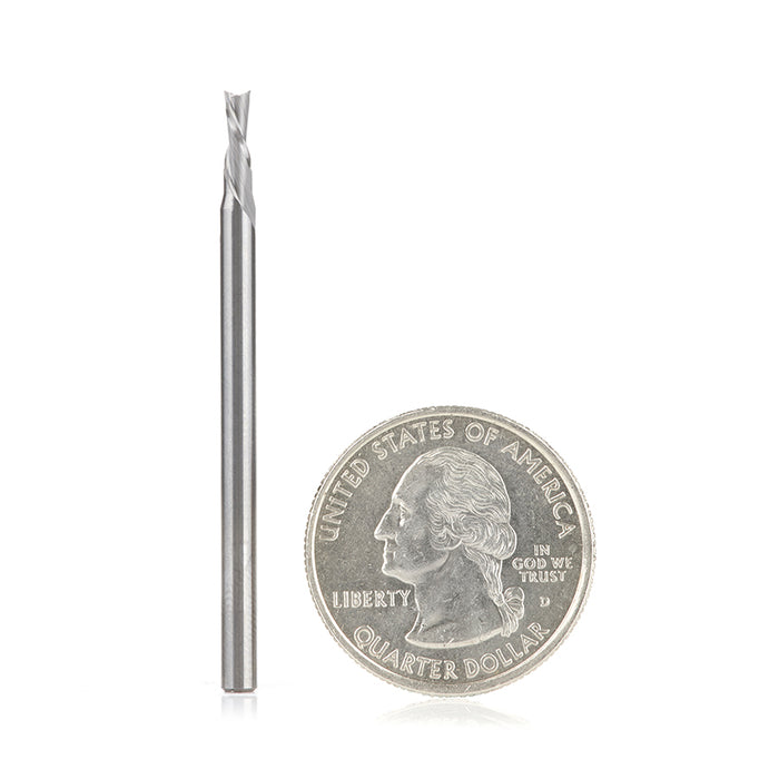 46239 - 3/32 Dia x 1/4 x 1/8 Shank x 2 Inch Long Down-Cut