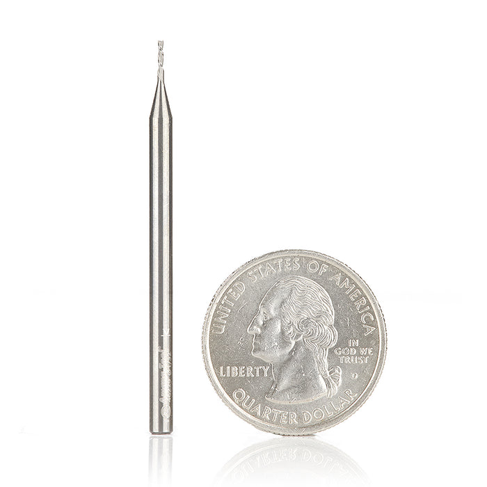 46229 - 1/32 Dia x 1/8 x 1/8 Shank x 2 Inch Long Down-Cut