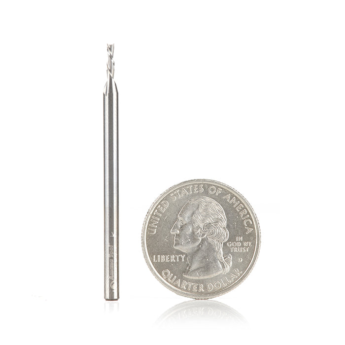 46237 - 1/16 Dia x 3/16 x 1/8 Shank x 2 Inch Long Down-Cut