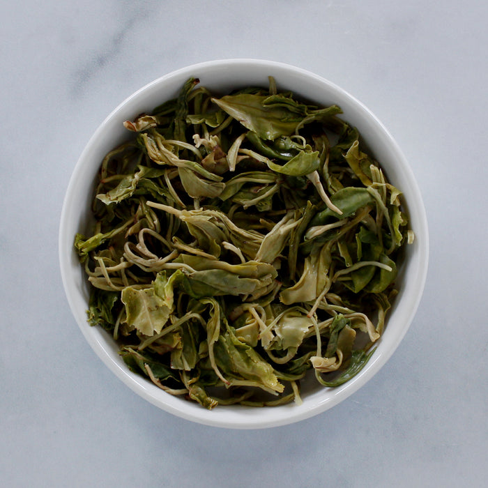 Anji Baicha - spent leaves