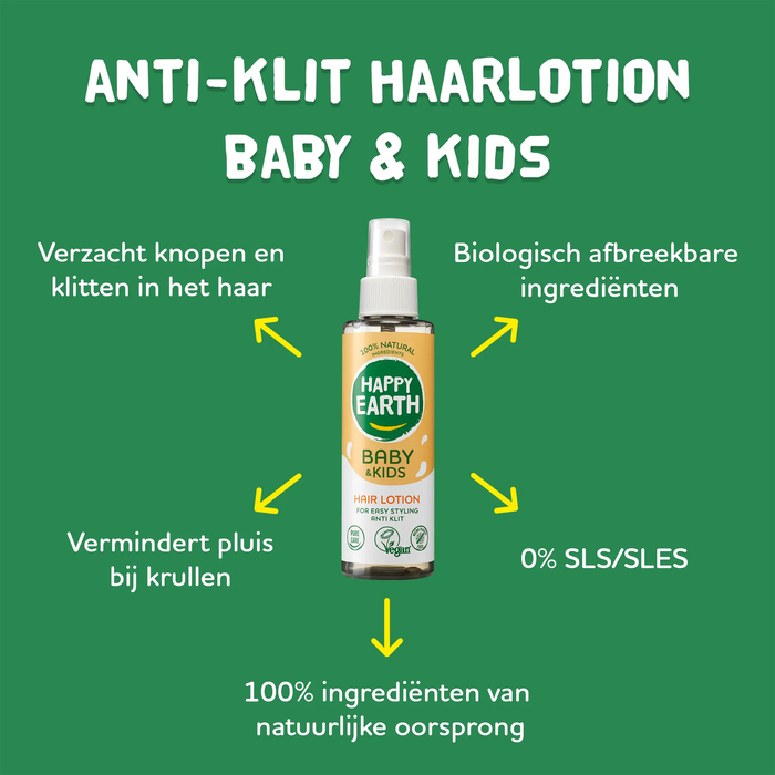 Anti-Klit Hair Lotion Baby & Kids Happy Earth