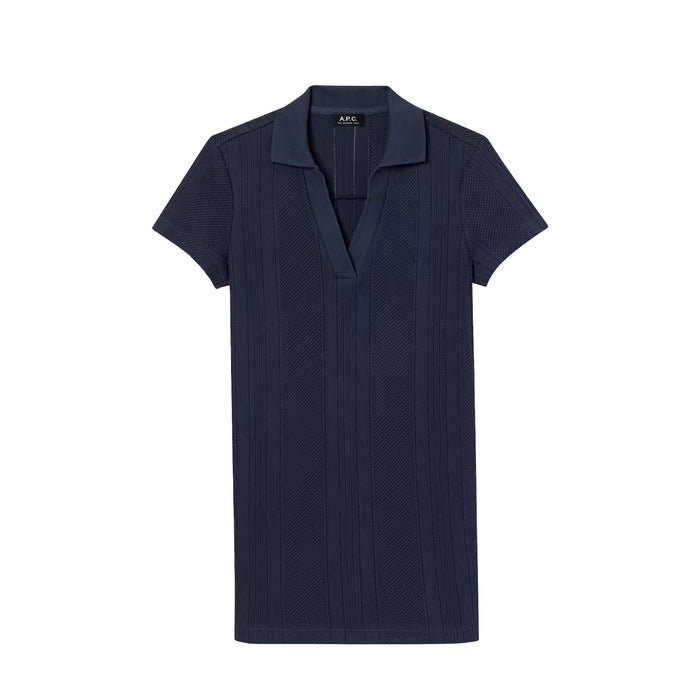 A.P.C. ALIENOR ROBE GOTS, Dark Navy