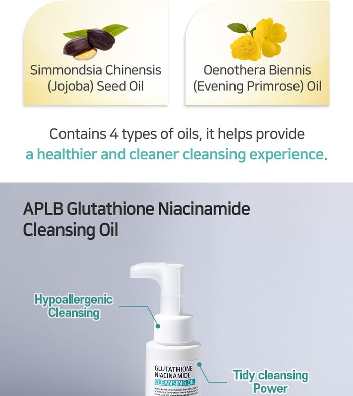 APLB Glutathione Niacinamide Cleansing Oil 105ml