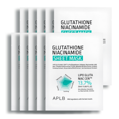 APLB Glutathione Niacinamide Sheet Mask 10