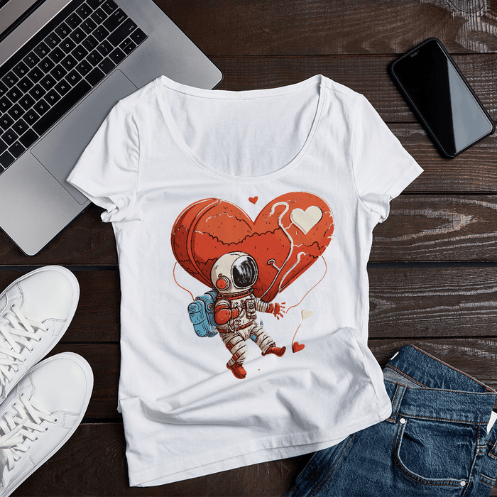 Astronaut Love Design - HeatPressNation