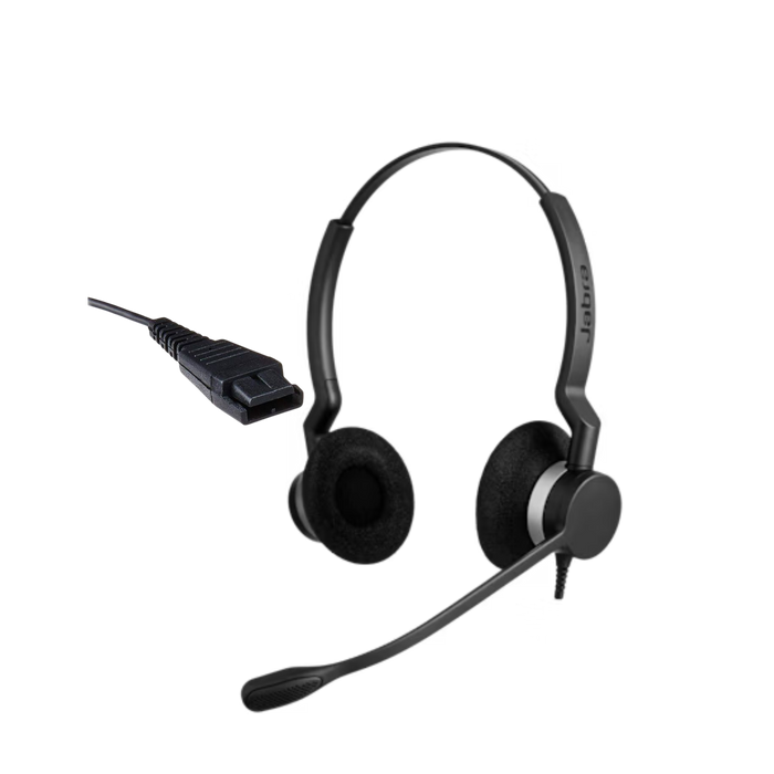 Audifono Jabra Biz 2300 Duo Conector-QD | 2309-820-105 - Panamá