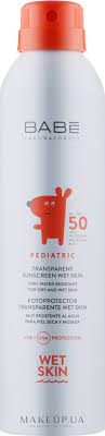 BABE PEDIATRIC TRANSPARENT SUNSCREEN WET SKIN SPF 50+ - 200 ML