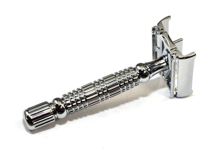 Baili Chrome Twist-to-Open DE Razor (BR179)