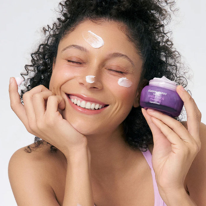 Eqqualberry Bakuchiol Plumping Capsule Cream Nudie Glow Australia