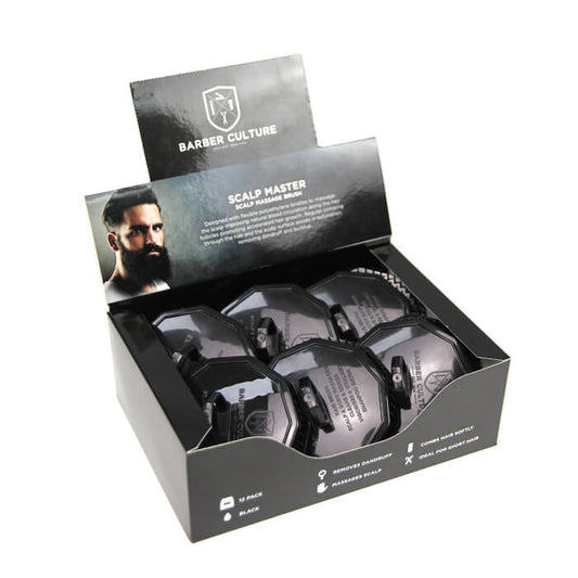 Barber Culture Scalp Master Brush Black