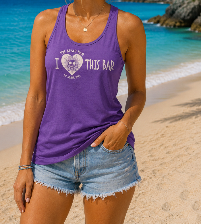 BB I Love This Bar Racerback Tank