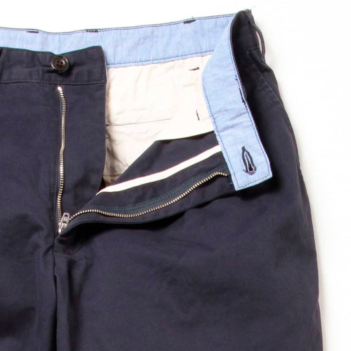 BEAMS+ 2PLEATS TWILL PANTS, Navy