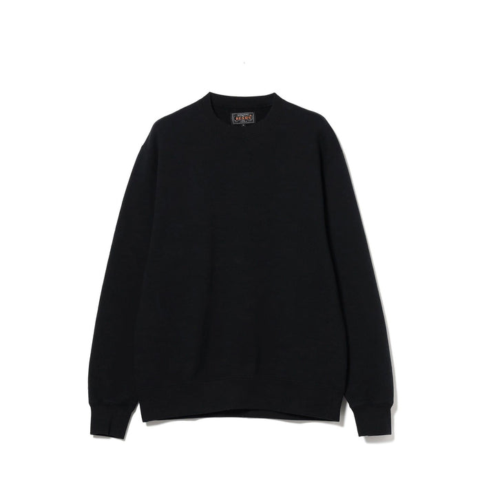 BEAMS+ CREWNECK SWEATSHIRT, Black