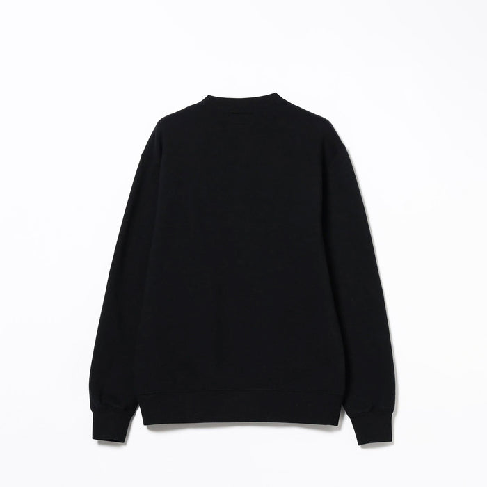 BEAMS+ CREWNECK SWEATSHIRT, Black