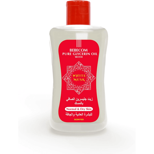 Bebecom Pure Glycerin Oil with White Musk - 100ml, Body Oil