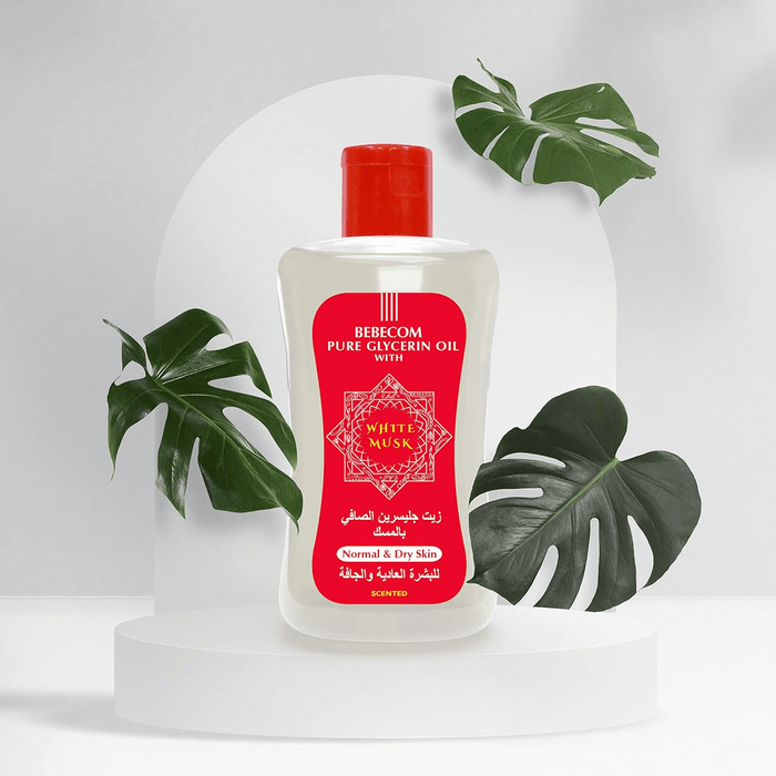 Bebecom Pure Glycerin Oil with White Musk - 100ml, Body Oil