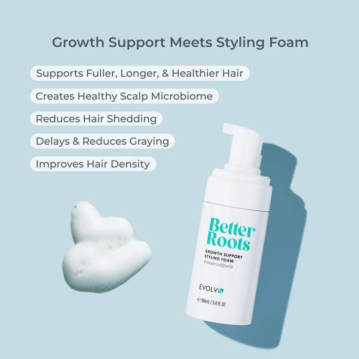 EVOLVh-Better Roots Growth Support Styling Foam-Hair-EVOLVh_betterrootsfoam_benefits_growth-The Detox Market |