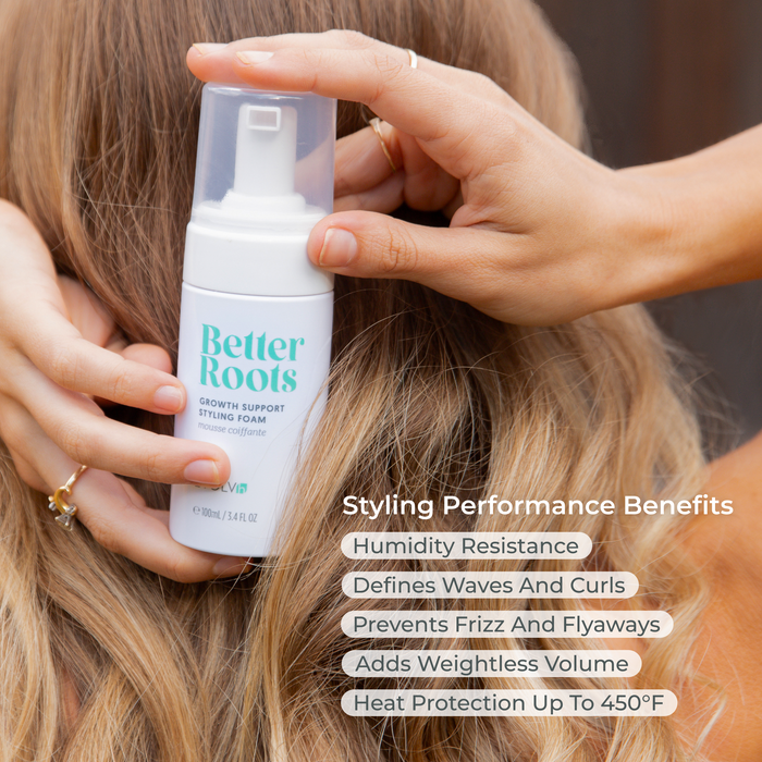 EVOLVh-Better Roots Growth Support Styling Foam-Hair-EVOLVh_betterrootsfoam_benefits_styling-The Detox Market |