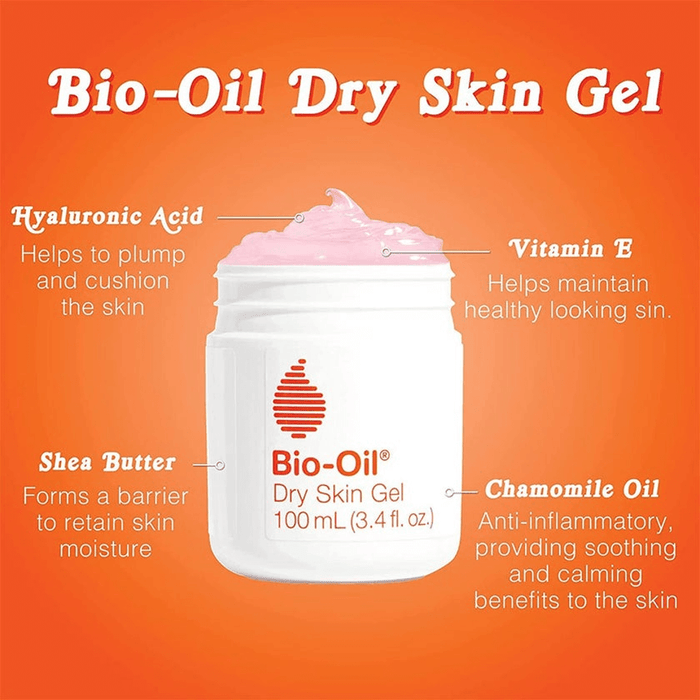 Bio-Oil Dry Skin Moisturizing Gel For Hydrating Dry And Sensitive Skin - 100ml, Lotions & Moisturizers