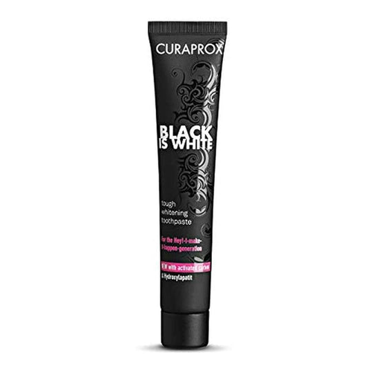 BLACK IS WHITE set (toothpaste 90 ml and toothbrush ultrasoft) by Curaprox