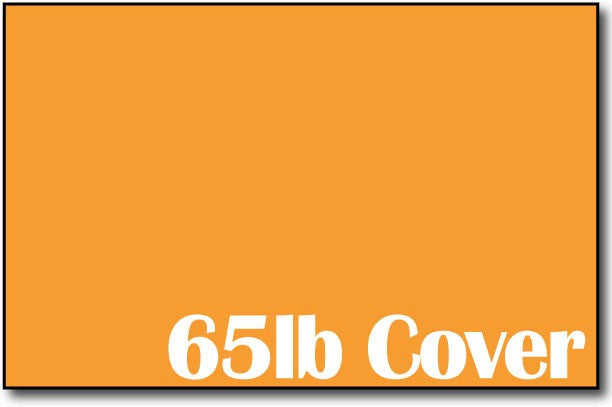 Single Flat Cards, 5 1/2" x 8 1/2" Cosmic Orange - 500 Flat Cards