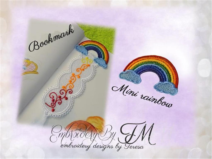 Bookmark Rainbow and mini rainbow FSL