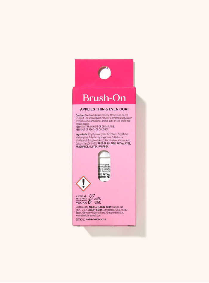 Brush-On Pink Nail Glue - product view 3