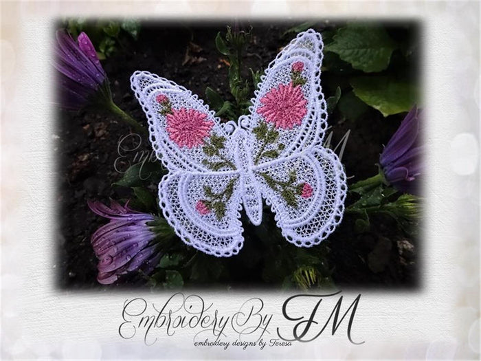 Butterfly November / 4x4 hoop