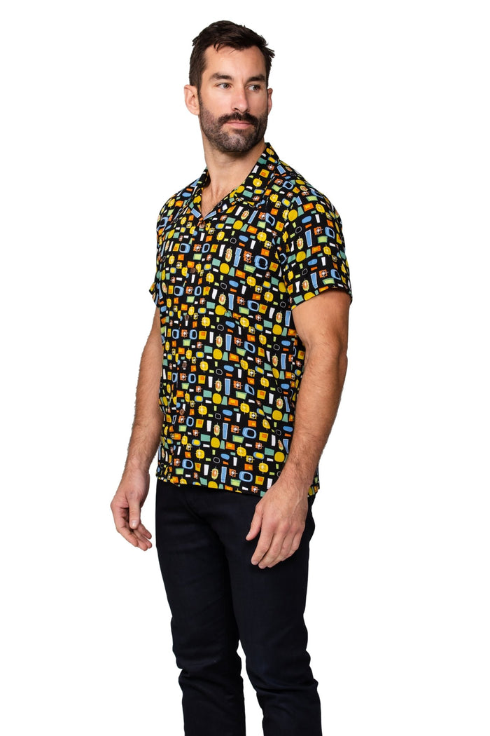 Button Front Mod Shirt - Atomic Black - Destination PSP