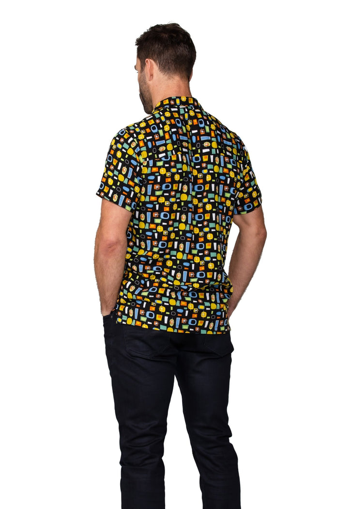 Button Front Mod Shirt - Atomic Black - Destination PSP