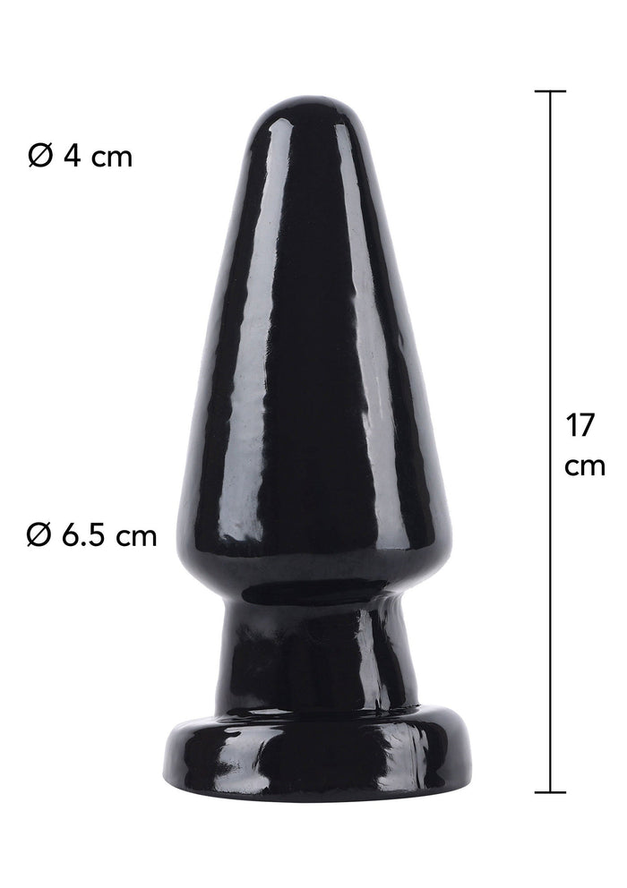 16865 hidden desire extreme buttplug cone head large 17cm