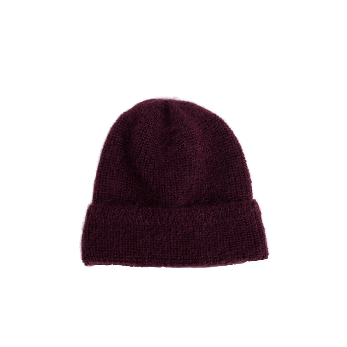 câbleami MOHAIR WATCH CAP, Burgundy