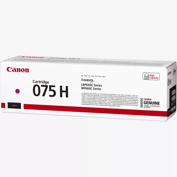Canon 075H High Yield Magenta Original Toner - CRG075HM